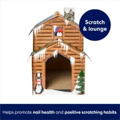 Frisco Holiday Log Cabin Cardboard Cat House 10 Frisco Holiday Log Cabin Cardboard Cat House -Chewy 287287 PT2. AC SS1800 V1695047241