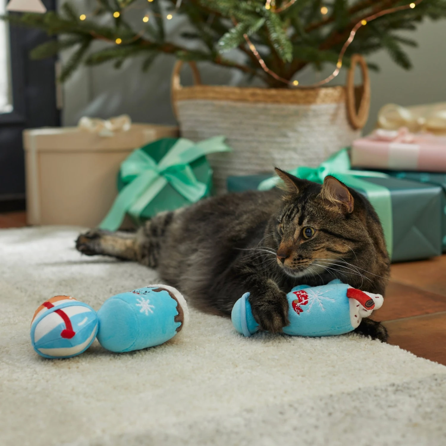 Frisco Holiday Winter Drinks Plush Cat Toy With Catnip, 3 Count 5 Frisco Holiday Winter Drinks Plush Cat Toy With Catnip, 3 Count - Image 3