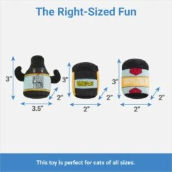 Frisco Pre-Workout & Protein Plush Cat Toy With Catnip, 3 Count 6 Frisco Pre-Workout & Protein Plush Cat Toy With Catnip, 3 Count -Chewy 288953 PT1. AC SS1800 V1640722387