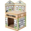 Frisco Yoga Studio Cardboard Cat House, 2-Story 2 Frisco Yoga Studio Cardboard Cat House, 2-Story -Chewy 288965 MAIN. AC SS1800 V1638289769