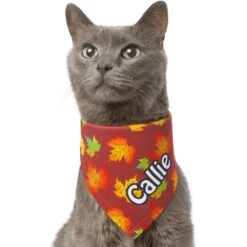 Frisco Fall Leaves Personalized Dog & Cat Bandana 18 Frisco Fall Leaves Personalized Dog & Cat Bandana -Chewy 296994 PT7. AC SS1800 V1627655275