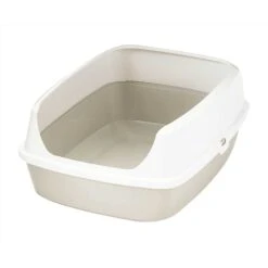 Frisco Decorative Side Table Cat Litter Box Cover & Frisco Open Top Cat Litter Box With Rim, Large -Chewy 297992 PT5. AC SS1800 V1621303645