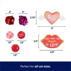 Frisco Valentine Variety Pack Cat Toy With Catnip, 13 Count 9 Frisco Valentine Variety Pack Cat Toy With Catnip, 13 Count -Chewy 298966 PT2. AC SS1800 V1701364858