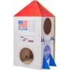Frisco Spaceship Cardboard Cat House, 2-Story 2 Frisco Spaceship Cardboard Cat House, 2-Story -Chewy 317721 MAIN. AC SS1800 V1686839253