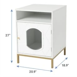Frisco Elevated Side Table Litter Box Cover 8 Frisco Elevated Side Table Litter Box Cover -Chewy 322627 PT2. AC SS1800 V1661376260