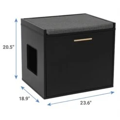 Frisco Drop Down Door Bench Cat Litter Box Cover 8 Frisco Drop Down Door Bench Cat Litter Box Cover -Chewy 322629 PT2. AC SS1800 V1653488860