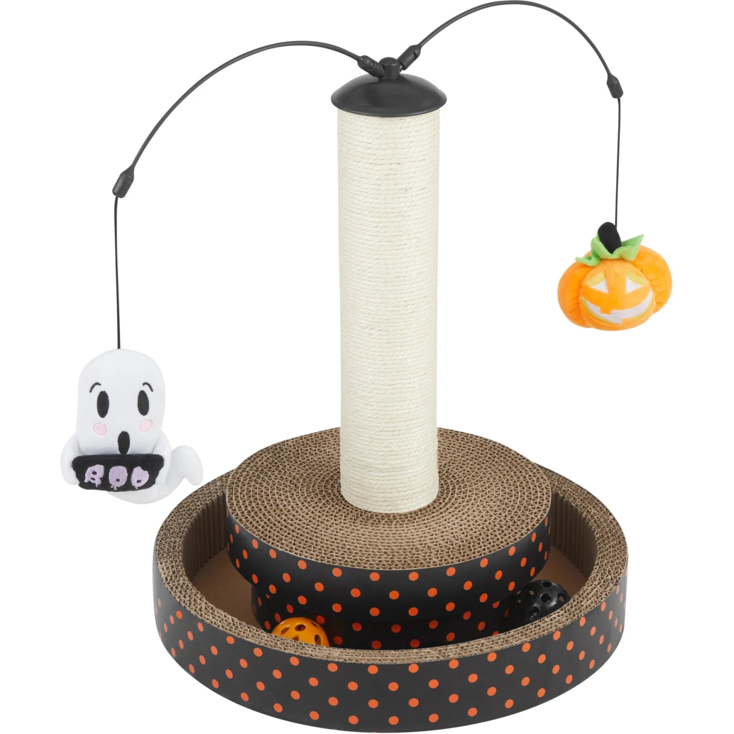 Frisco Halloween Pumpkin And Ghost Interactive Scratcher Cat Toy With Catnip 3 Frisco Halloween Pumpkin And Ghost Interactive Scratcher Cat Toy With Catnip