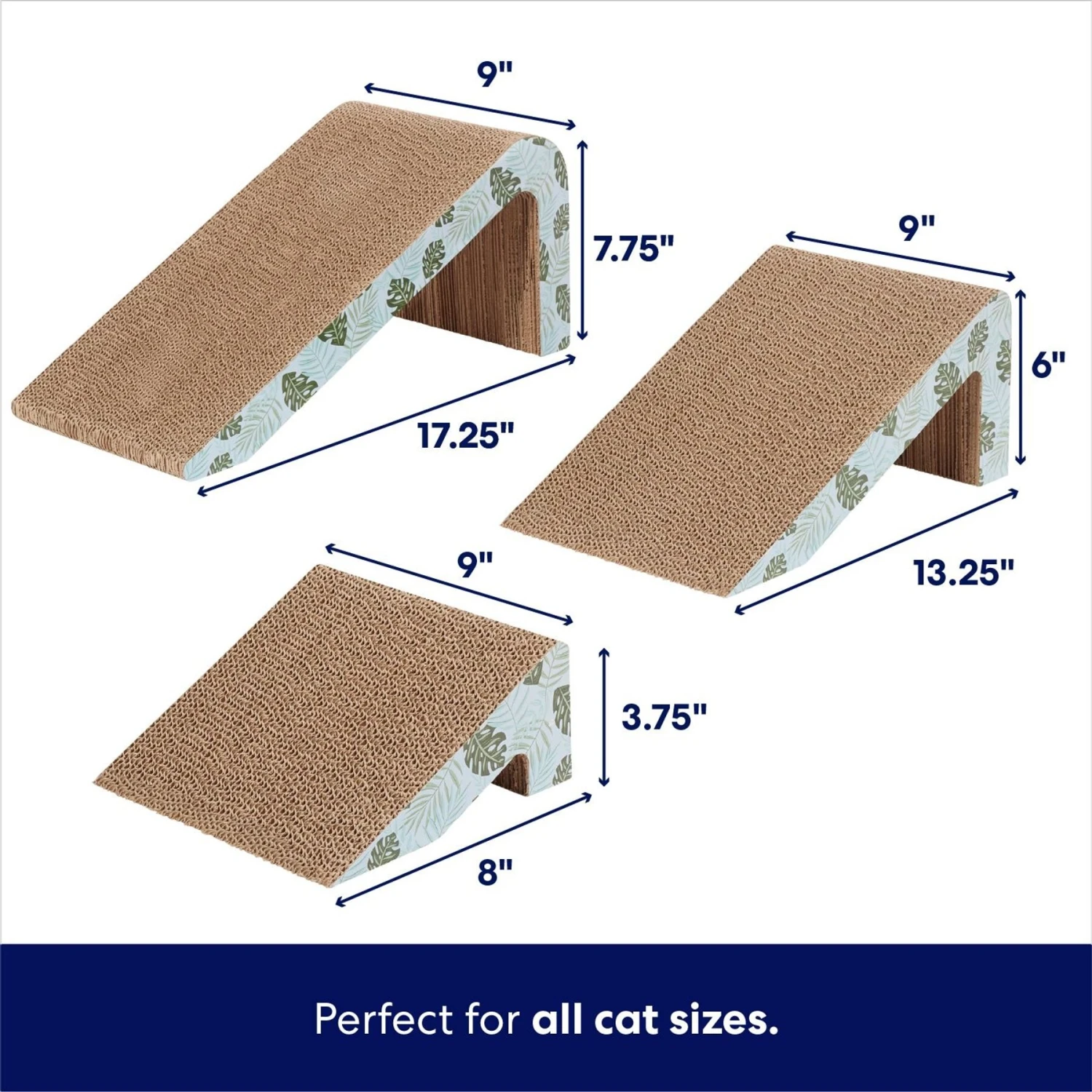 Frisco Nesting Cat Scratcher Toy With Catnip, Tropical Paradise 4 Frisco Nesting Cat Scratcher Toy With Catnip, Tropical Paradise - Image 2