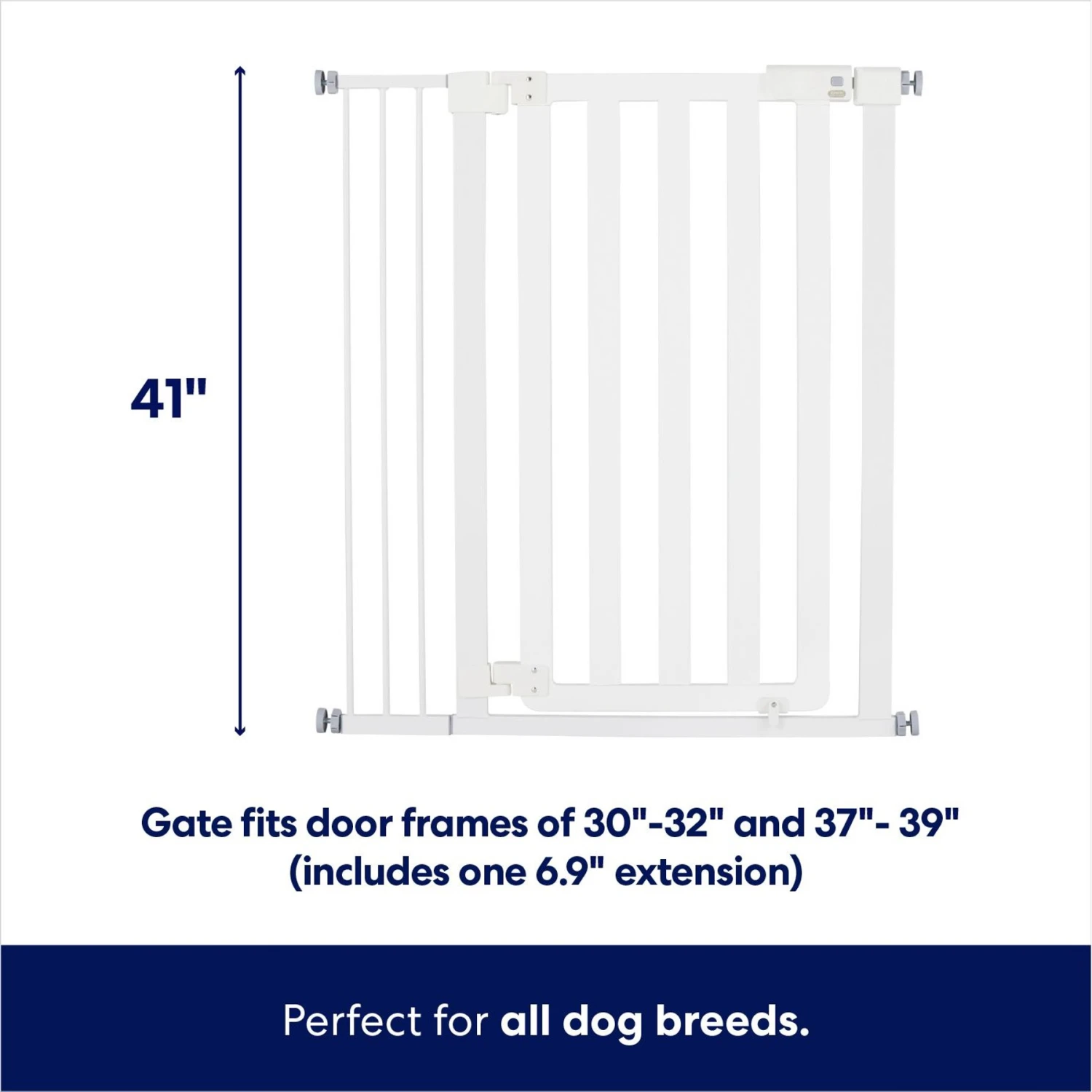 Frisco Wood & Metal Extra Tall Auto-close Dog Gate 4 Frisco Wood & Metal Extra Tall Auto-close Dog Gate - Image 2