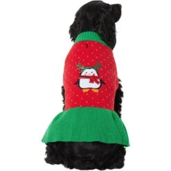 Frisco Penguin Dog & Cat Sweater Dress 12 Frisco Penguin Dog & Cat Sweater Dress -Chewy 358207 PT2. AC SS1800 V1660756783