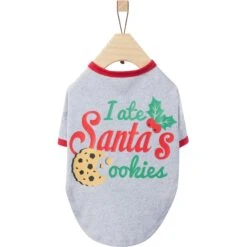 Frisco I Ate Santa's Cookies Dog & Cat T-Shirt 12 Frisco I Ate Santa's Cookies Dog & Cat T-Shirt -Chewy 358293 PT4. AC SS1800 V1660764463