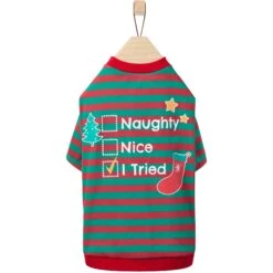 Frisco Naughty, Nice, I Tried Dog & Cat T-Shirt 12 Frisco Naughty, Nice, I Tried Dog & Cat T-Shirt -Chewy 358301 PT4. AC SS1800 V1660758716