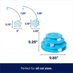 Frisco Winter Blue Cat Tracks Cat Toy With Catnip 7 Frisco Winter Blue Cat Tracks Cat Toy With Catnip -Chewy 360903 PT1. AC SS1800 V1694813841