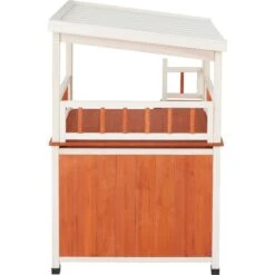 Frisco Outdoor Wooden Cat House With Balcony & Step Ladder 12 Frisco Outdoor Wooden Cat House With Balcony & Step Ladder -Chewy 361012 PT3. AC SS1800 V1657828422