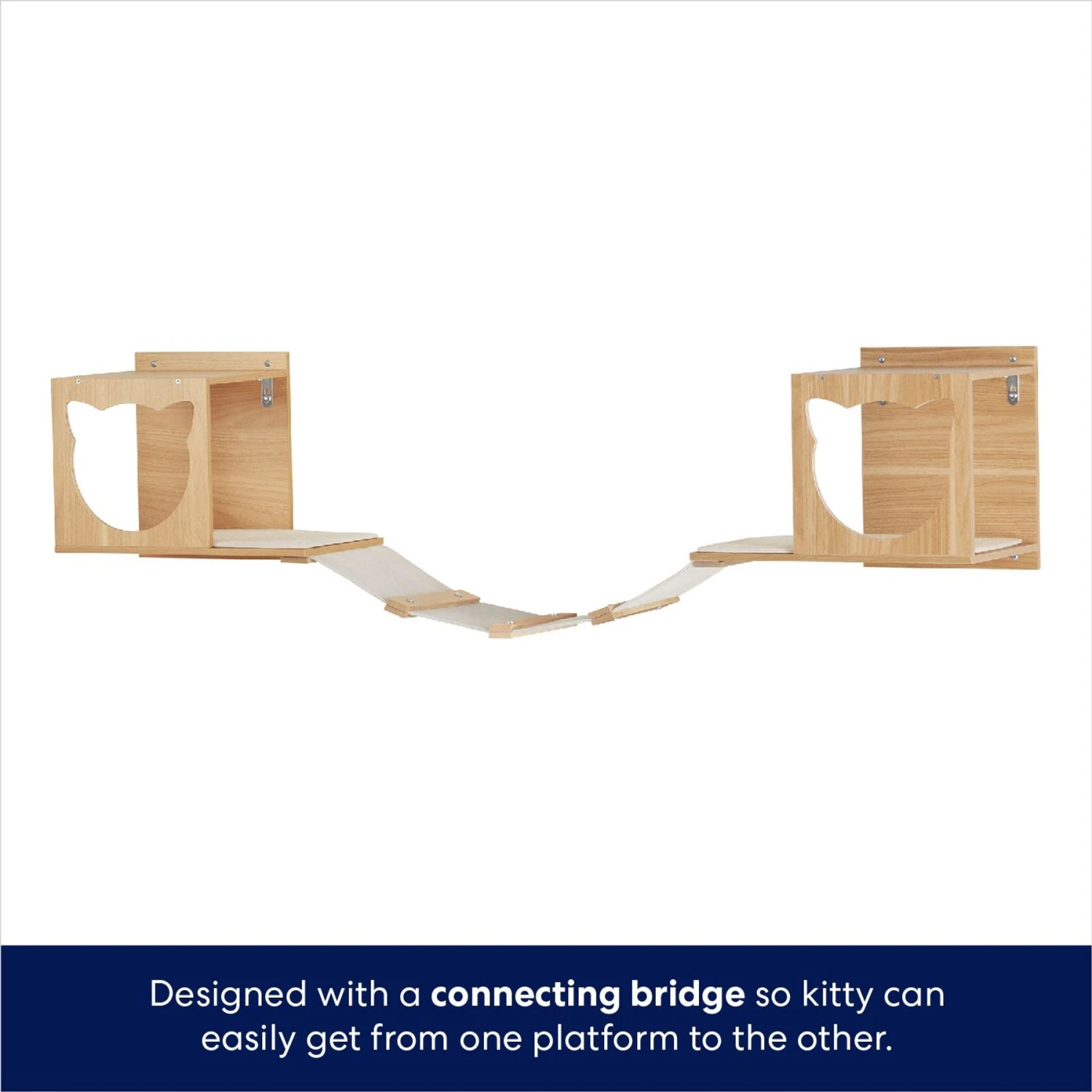 Frisco Cat Silhouette With Bridge Wall Mounted Cat Wall Shelves 6 Frisco Cat Silhouette With Bridge Wall Mounted Cat Wall Shelves - Image 4