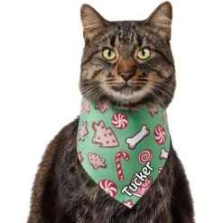 Frisco Gingerbread Treats Personalized Dog & Cat Bandana 18 Frisco Gingerbread Treats Personalized Dog & Cat Bandana -Chewy 564502 PT7. AC SS1800 V1660251028