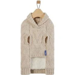 Frisco Sherpa Lined Chunky Cable Knit Dog & Cat Sweater 14 Frisco Sherpa Lined Chunky Cable Knit Dog & Cat Sweater -Chewy 718518 PT4. AC SS1800 V1693234652