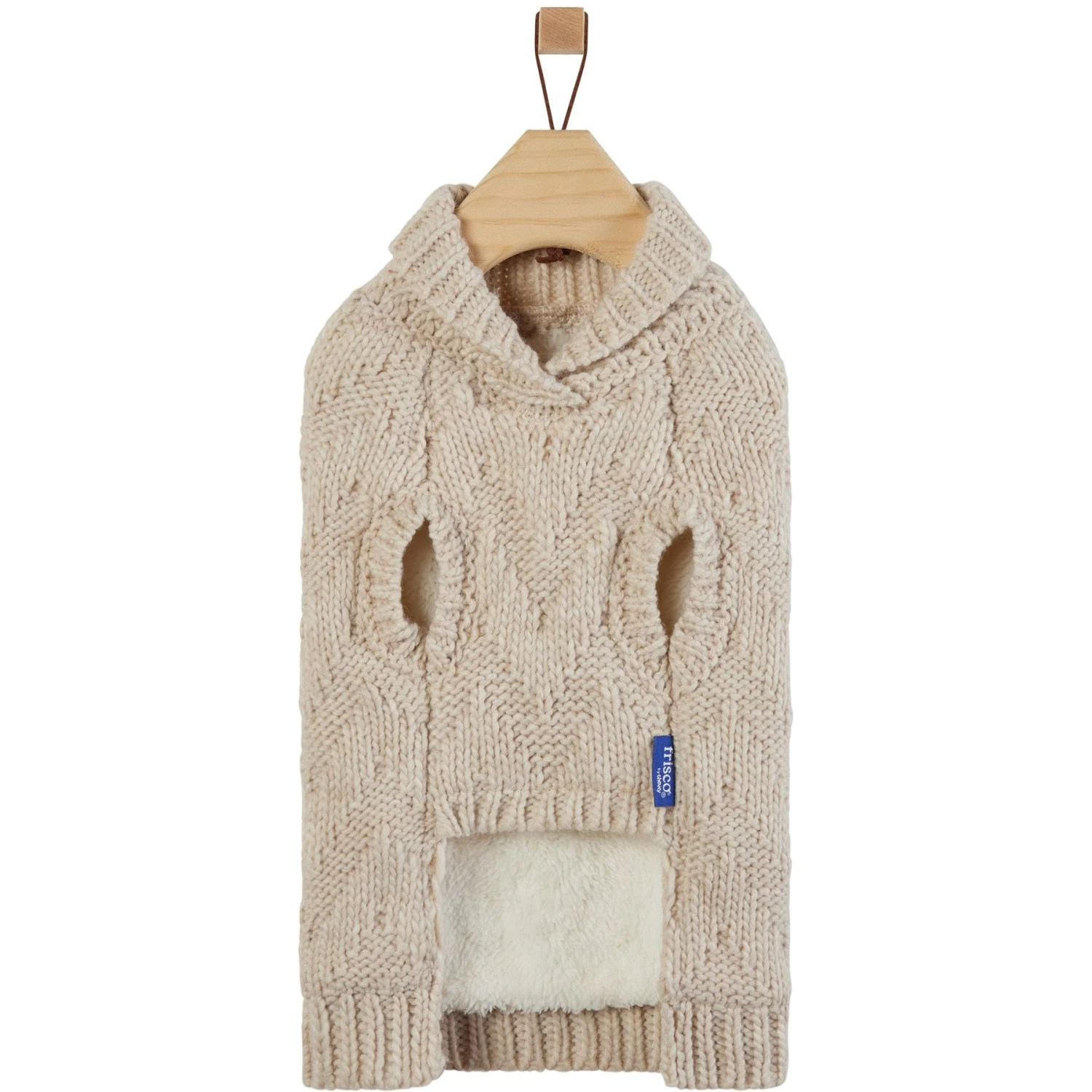 Frisco Sherpa Lined Chunky Cable Knit Dog & Cat Sweater 7 Frisco Sherpa Lined Chunky Cable Knit Dog & Cat Sweater - Image 5