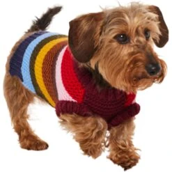 Frisco Chunky Knit Multi-Stripe Dog & Cat Sweater 12 Frisco Chunky Knit Multi-Stripe Dog & Cat Sweater -Chewy 718662 PT2. AC SS1800 V1703184683