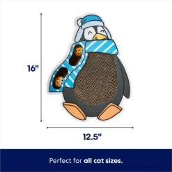 Frisco Holiday Penguin Interactive Maze & Scratch Cardboard Cat Toy With Catnip 7 Frisco Holiday Penguin Interactive Maze & Scratch Cardboard Cat Toy With Catnip -Chewy 739766 PT1. AC SS1800 V1694809430