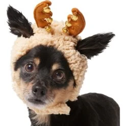Frisco Sherpa Reindeer Dog & Cat Hat With Bells 11 Frisco Sherpa Reindeer Dog & Cat Hat With Bells -Chewy 745646 PT2. AC SS1800 V1694800749