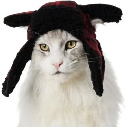 Frisco Tartan Plaid Dog & Cat Trapper Hat